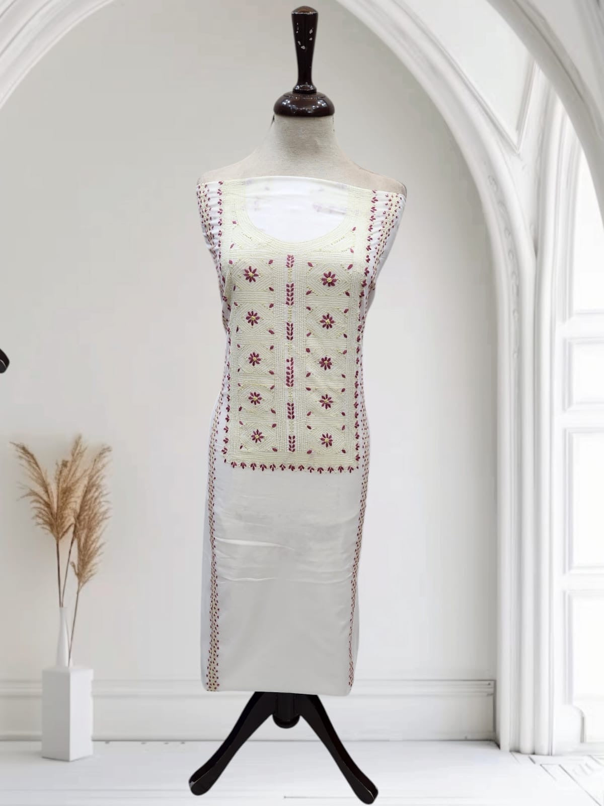 Kaccha tanka lawn shirt