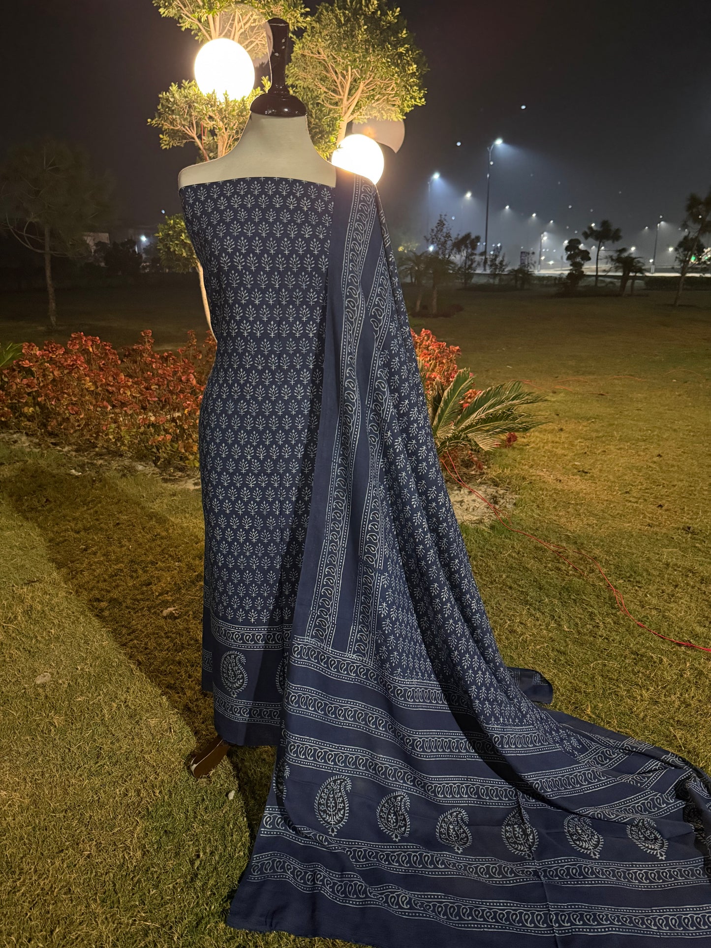 Lawn Natural dyed shirt and dupatta