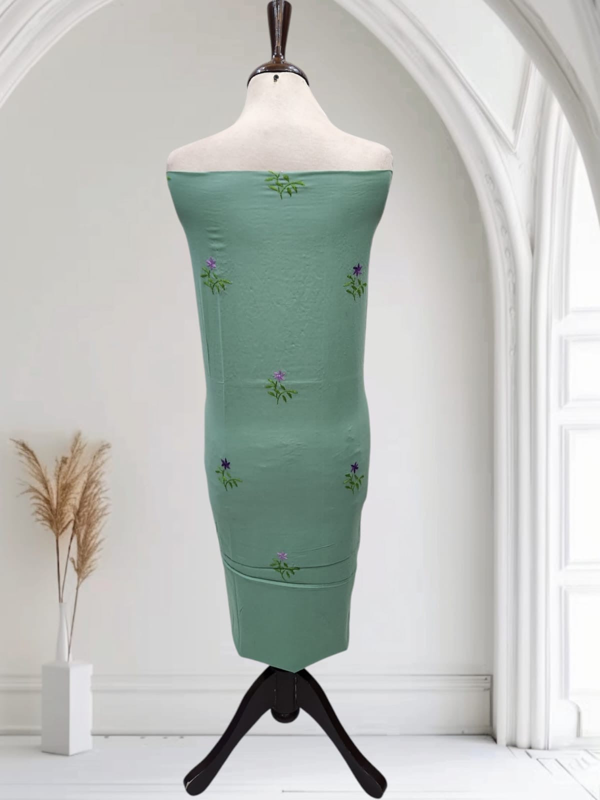 Lawn hand Embroidered shirt