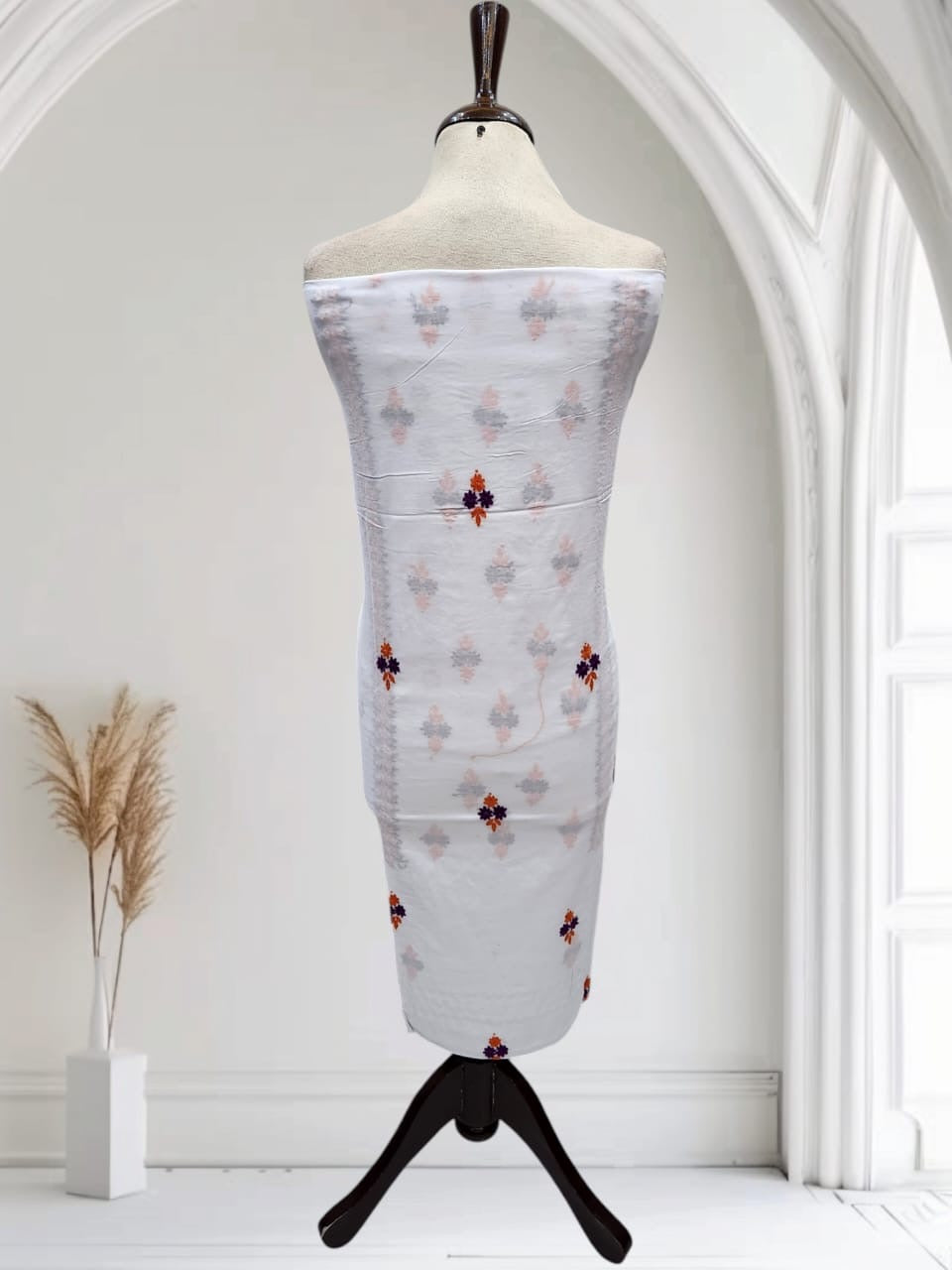Tarkashi lawn hand embroidered shirt