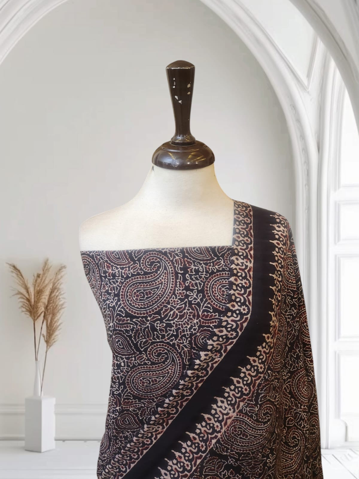 Linen Natural dyes 2pc Shirt and Duppatta
