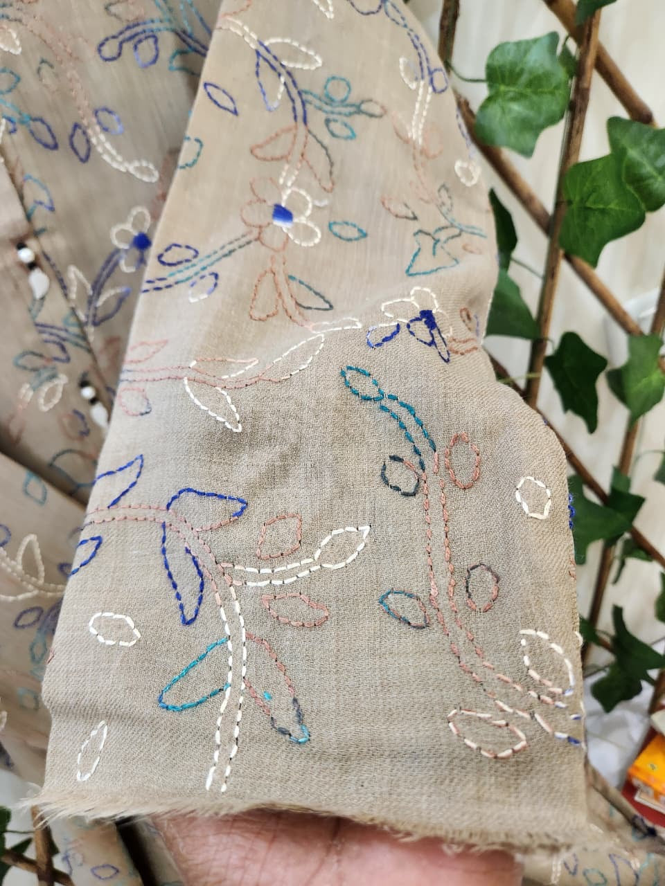 Pashmina kantha kurta size XL