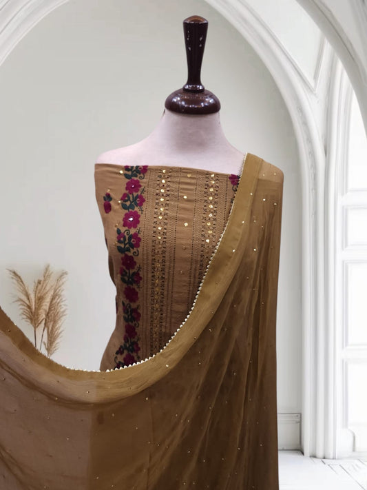 Rare Tarkashi Raw silk 2pc