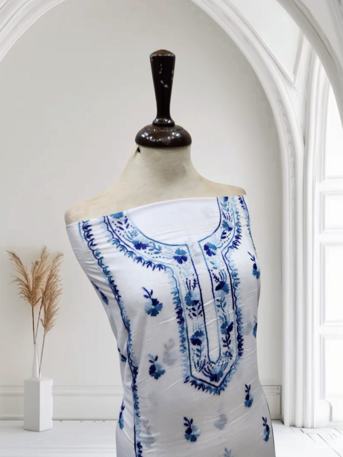 Premier style Lawn hand embroidered shirt