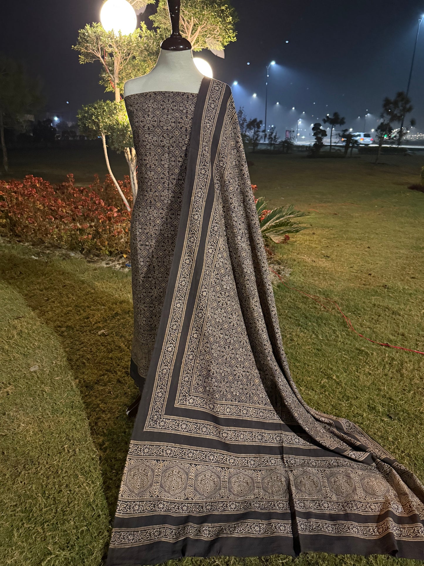 Lawn Natural dyed shirt and dupatta