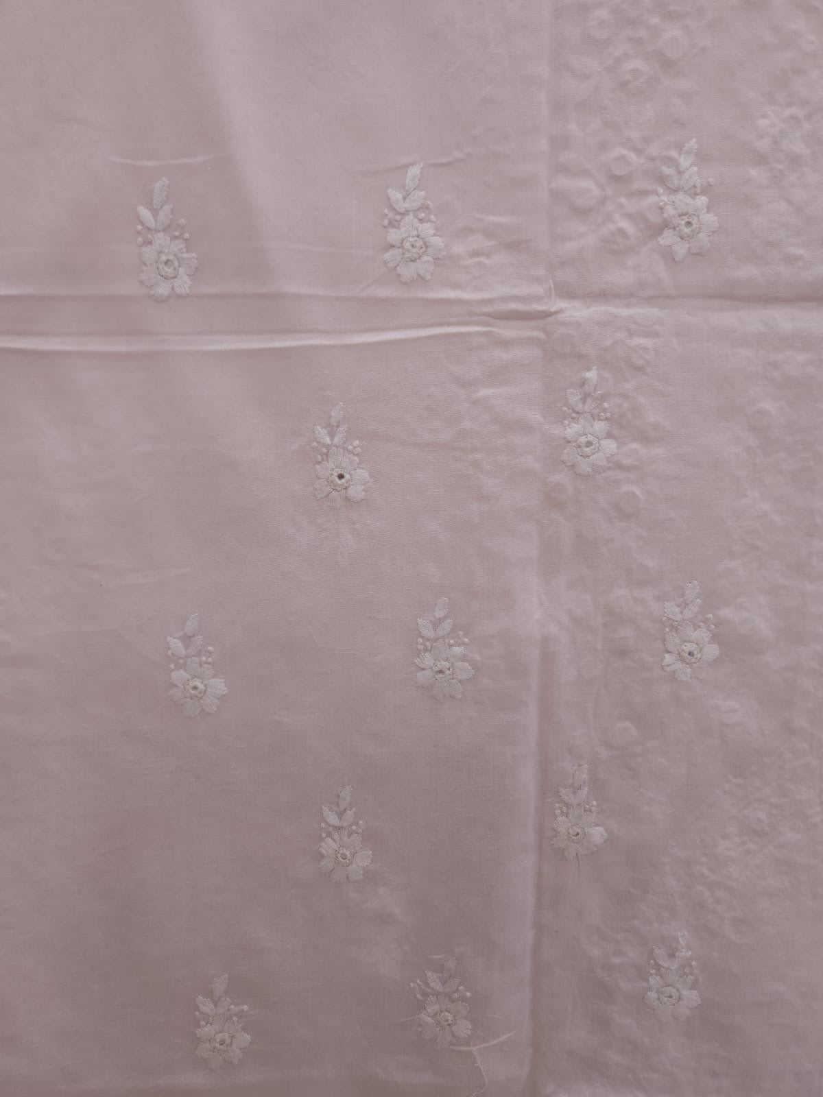 Budget friendly lawn hand embroidered shirt