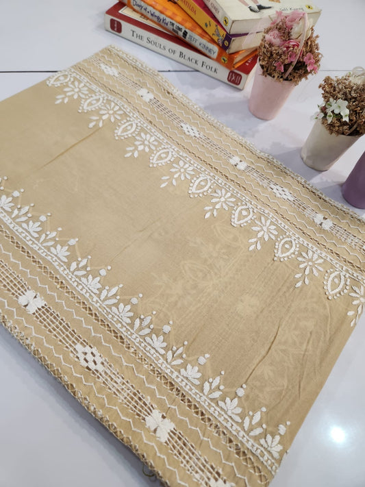 Tarkashi lawn hand Embroidered shirt