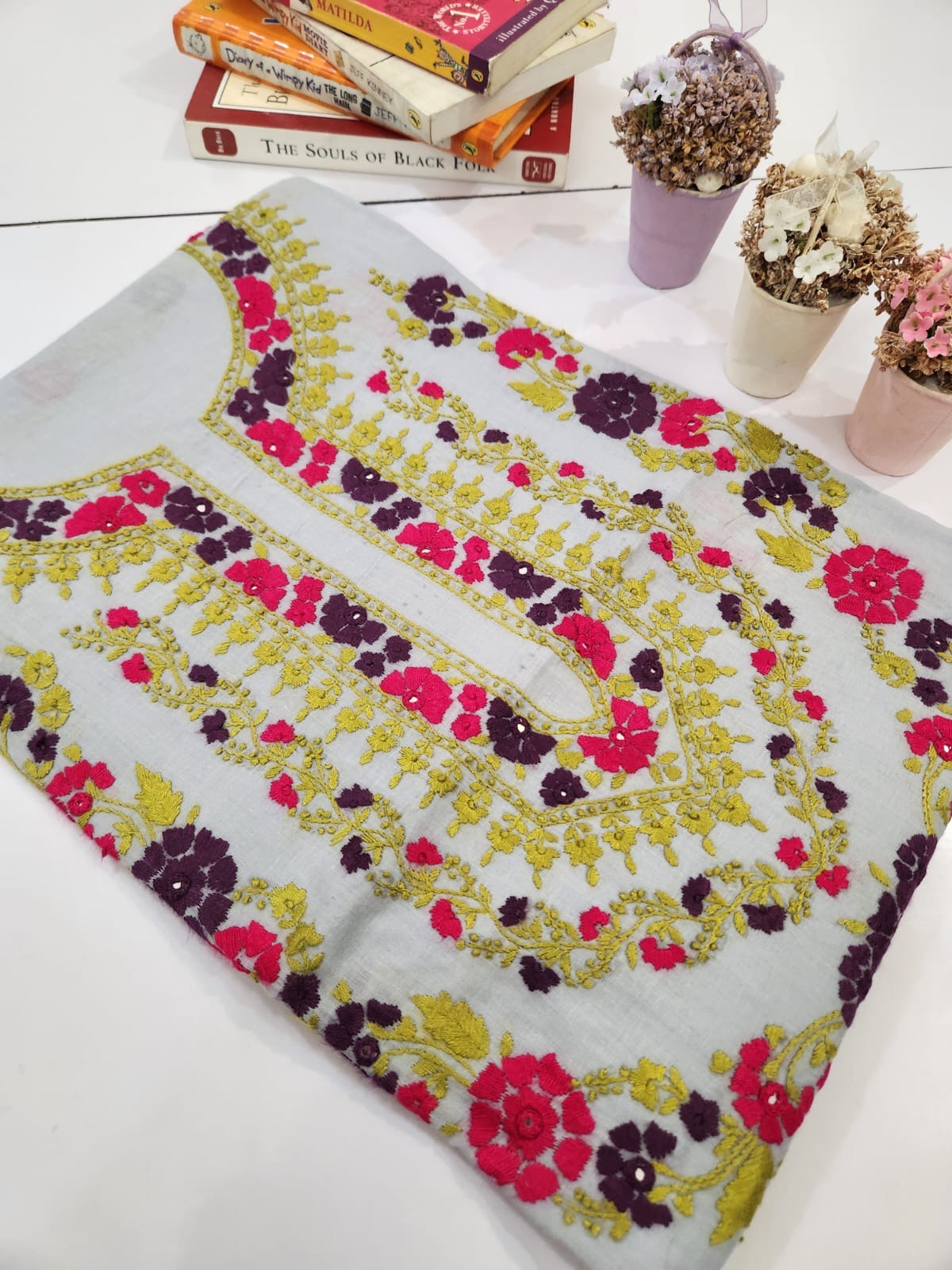 Lawn hand Embroidered exclusive shirt