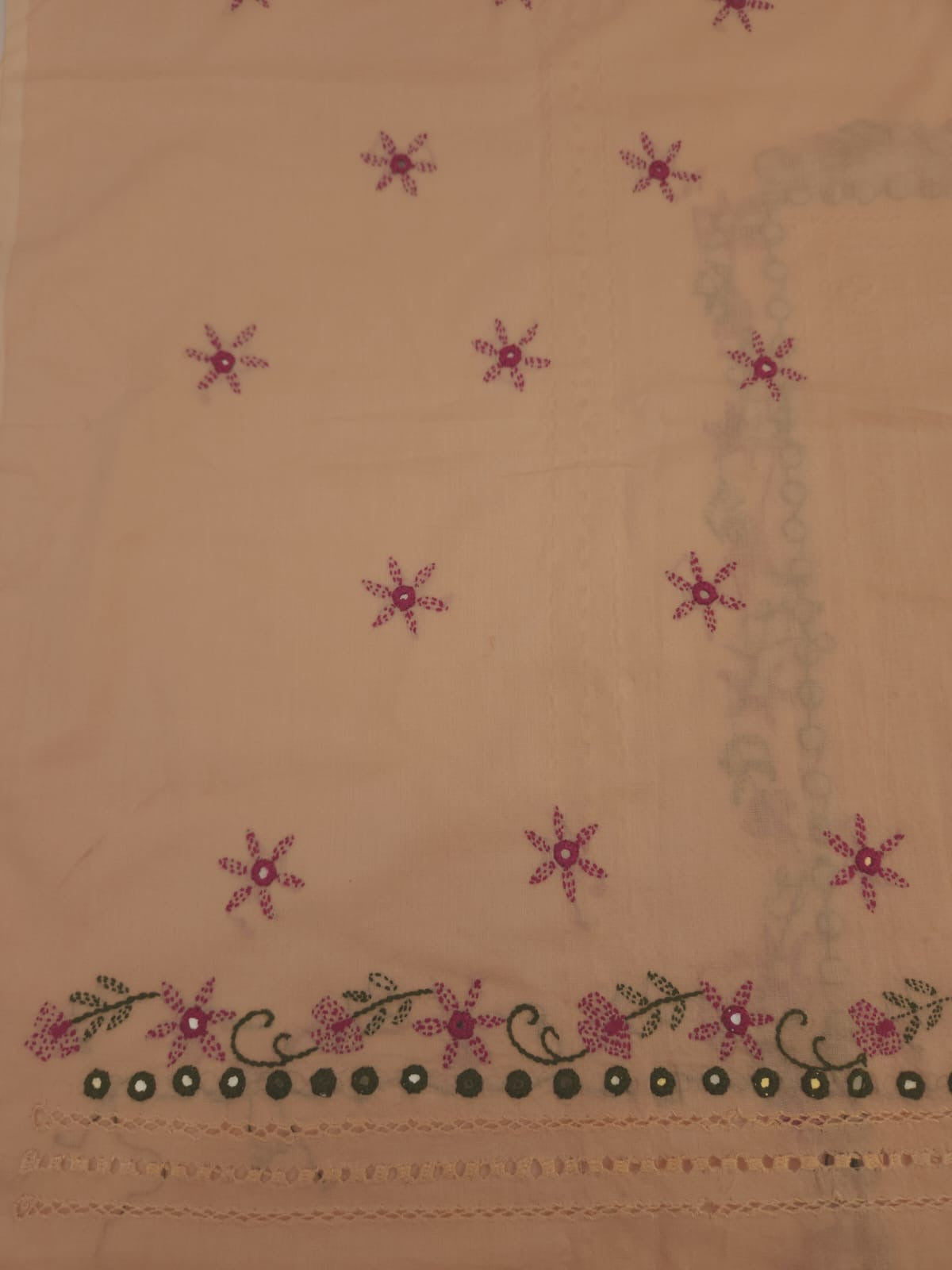 Tarkashi lawn hand embroidered shirt