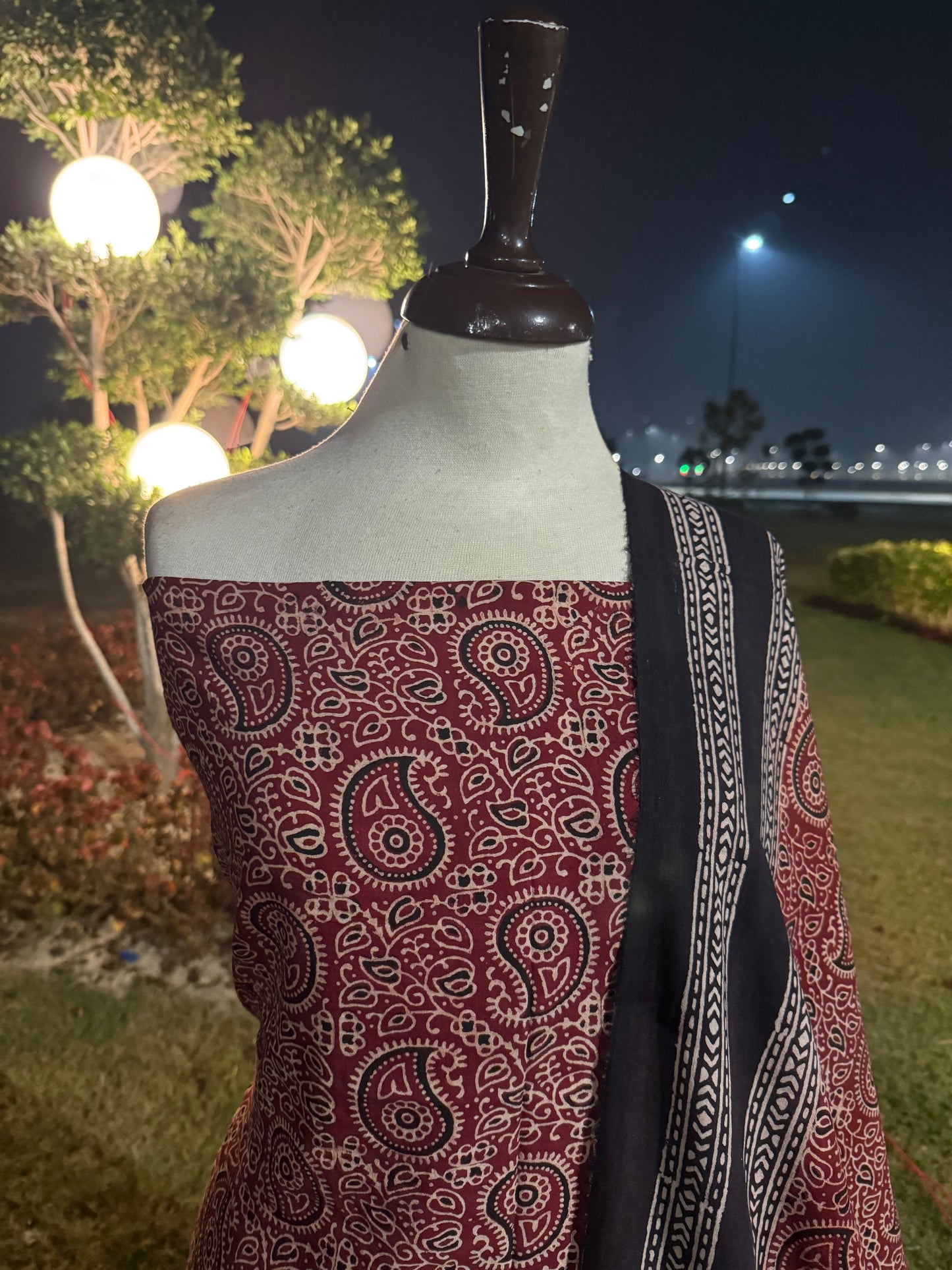 Lawn Natural dyed shirt and dupatta