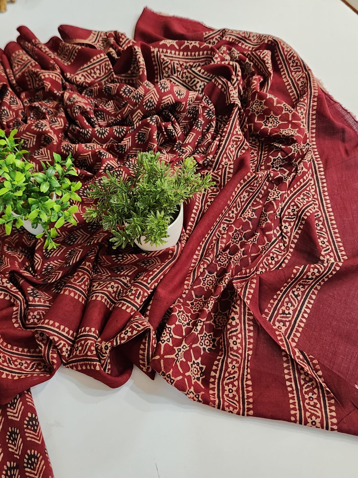 Lawn Natural dyed shirt & dupatta