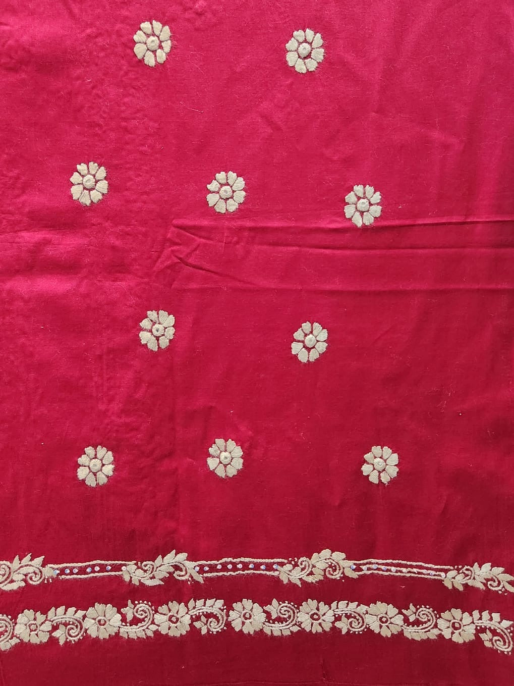 Rare premier quality lawn hand embroidered shirt