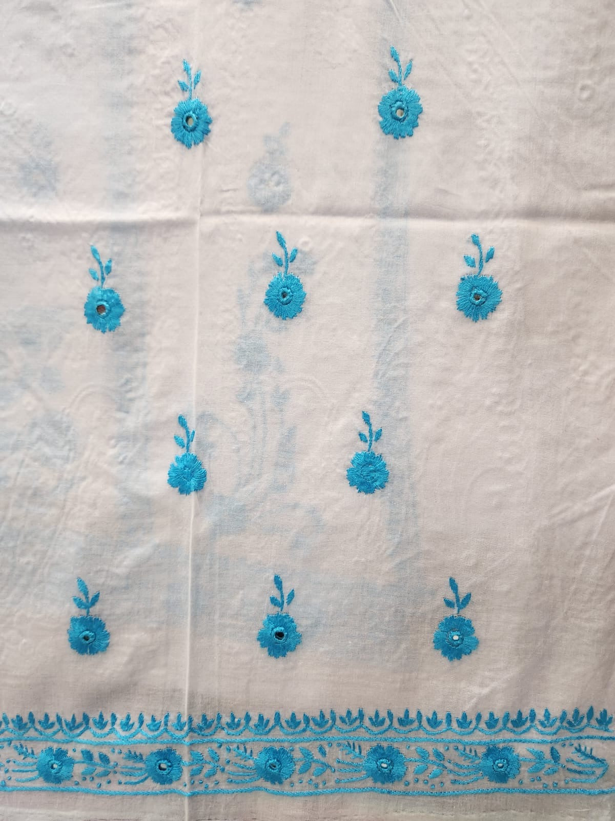 Most demanding lawn hand embroidered shirt