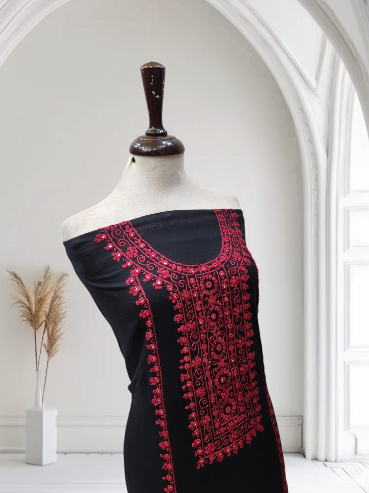 Mirror Lover hand embroidered lawn shirt