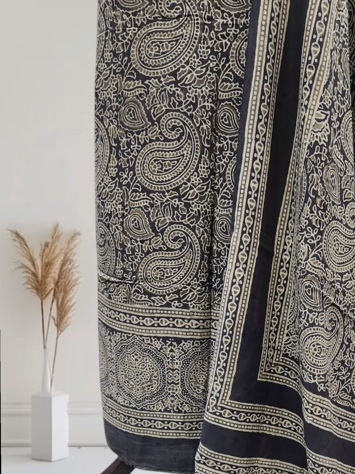 Natural Dyed linen 2pc grey