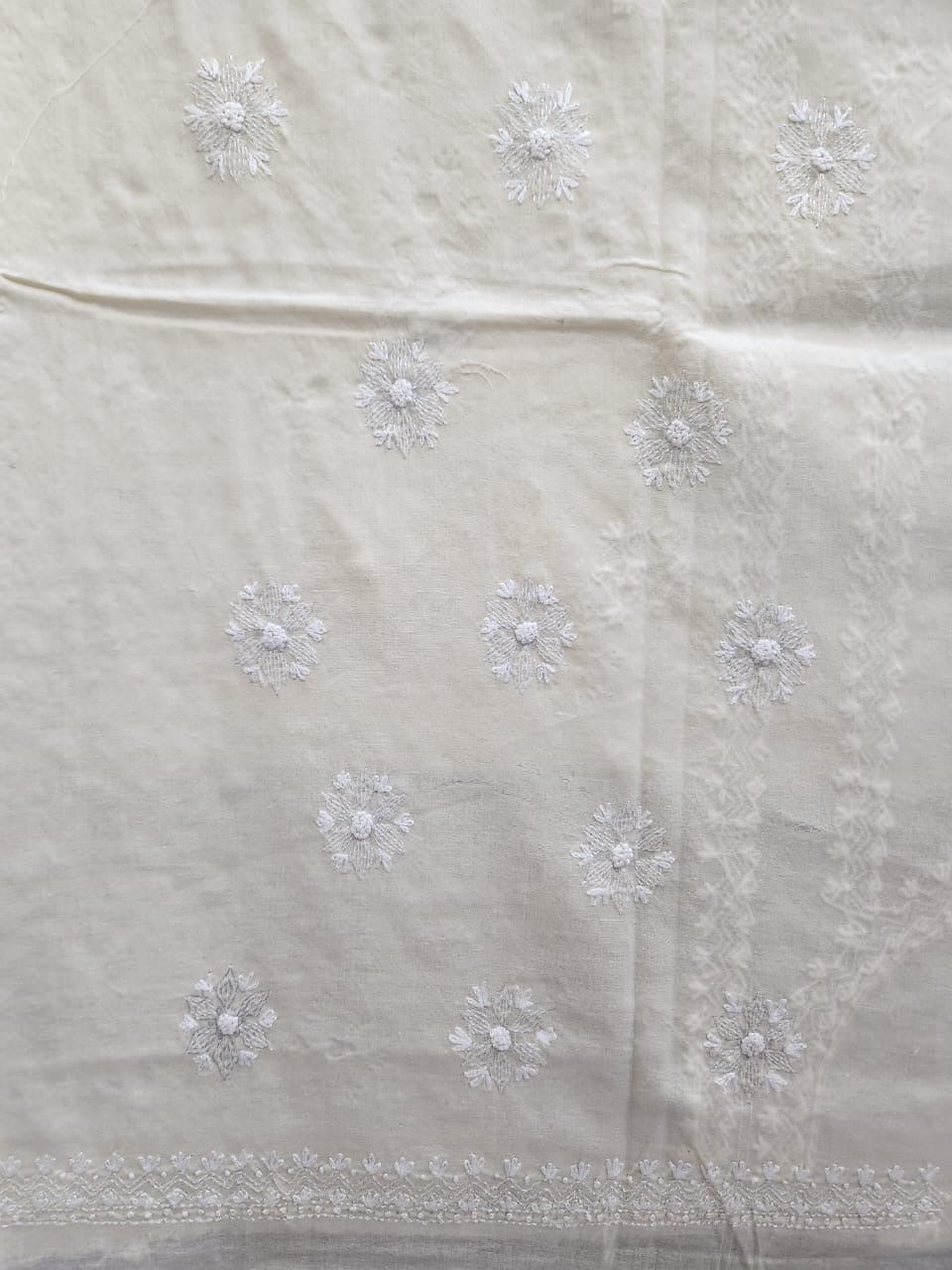 Kantha lawn hand embroidered shirt