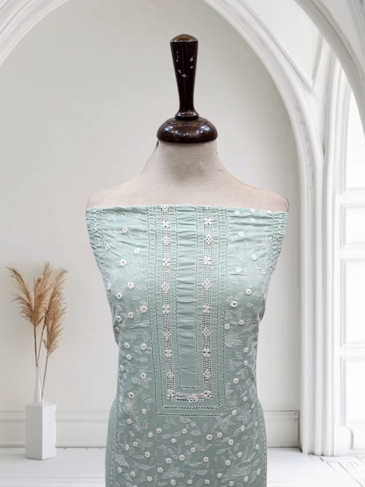Tarkashi lawn hand Embroidered shirt