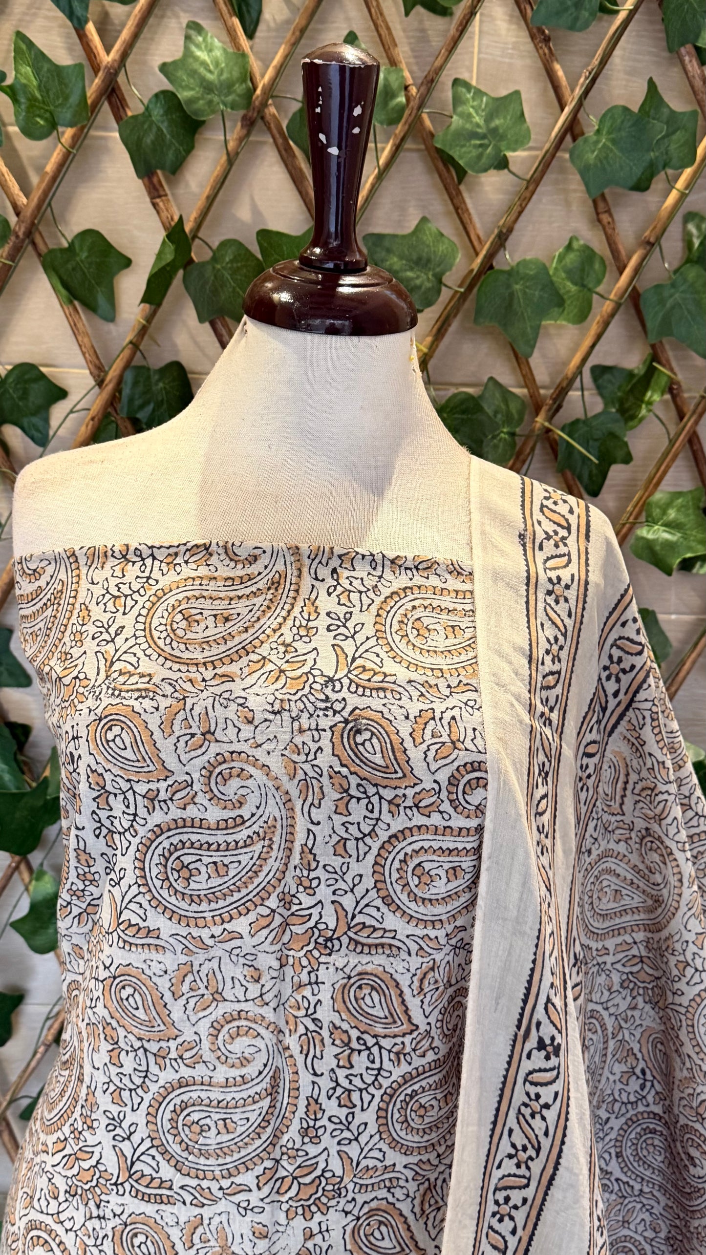 Lawn Natural Dyed Shirt and dupatta