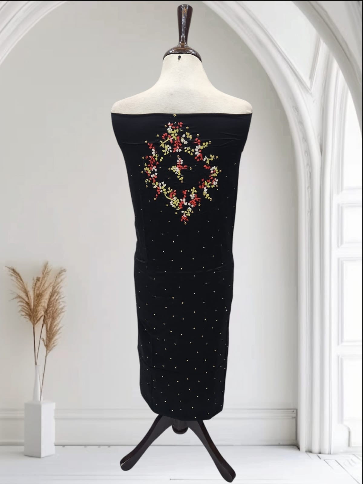 Mukesh Lawn Hand embroidered shirt