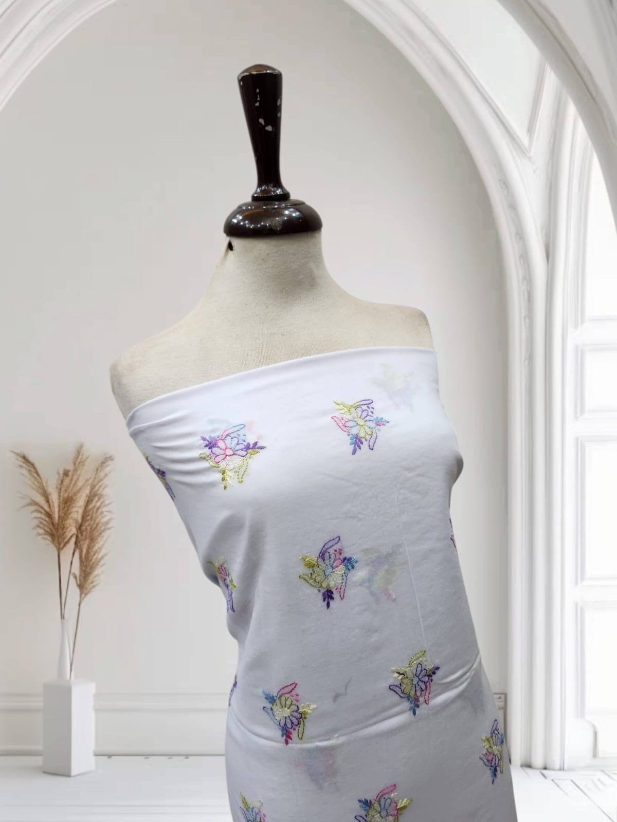 Lawn hand embroidered shedow work Shirt