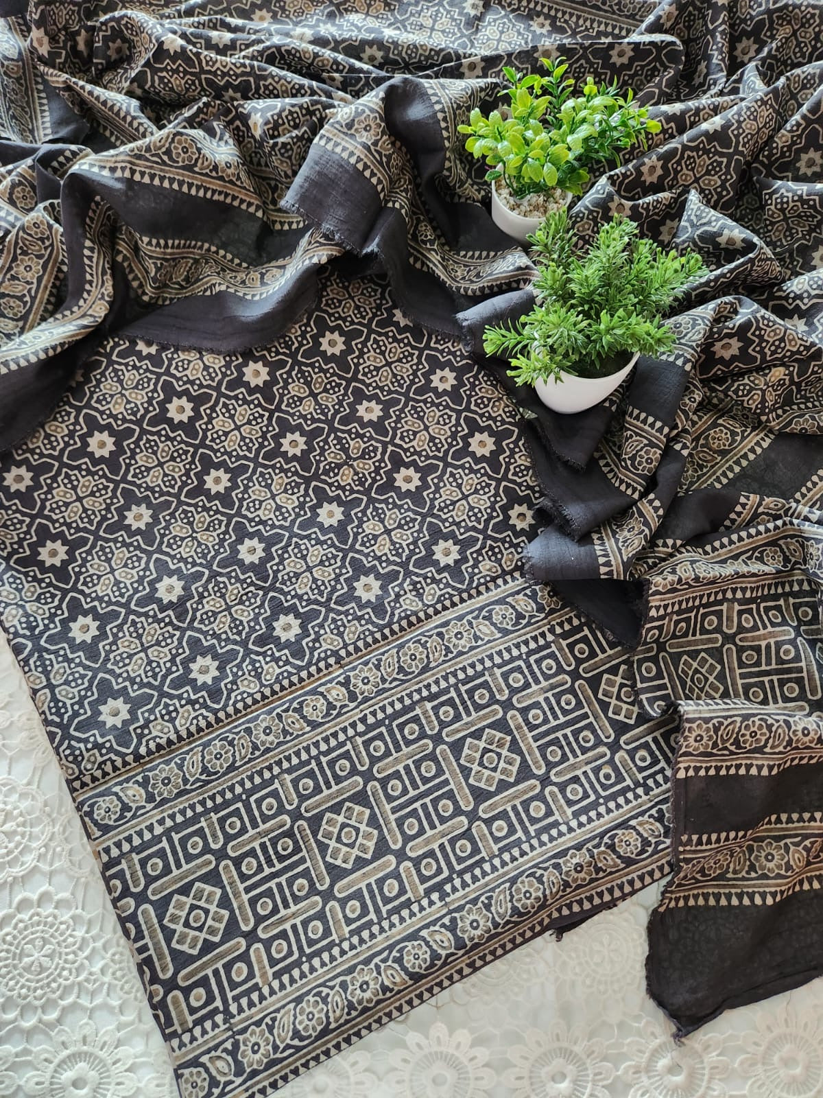 Lawn natural dyed 2pc advance payment