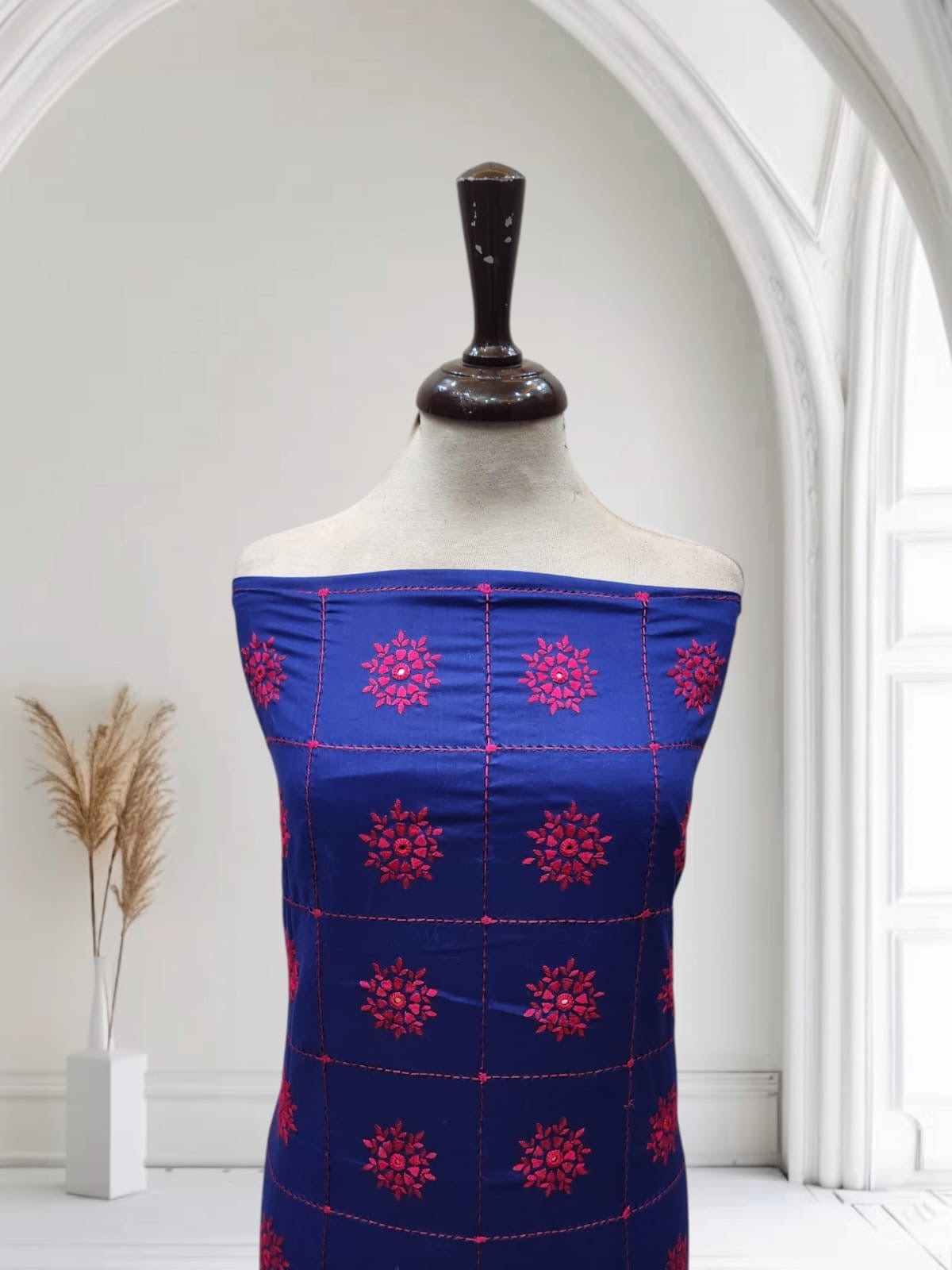 Tarkashi Lawn hand embroidered shirt