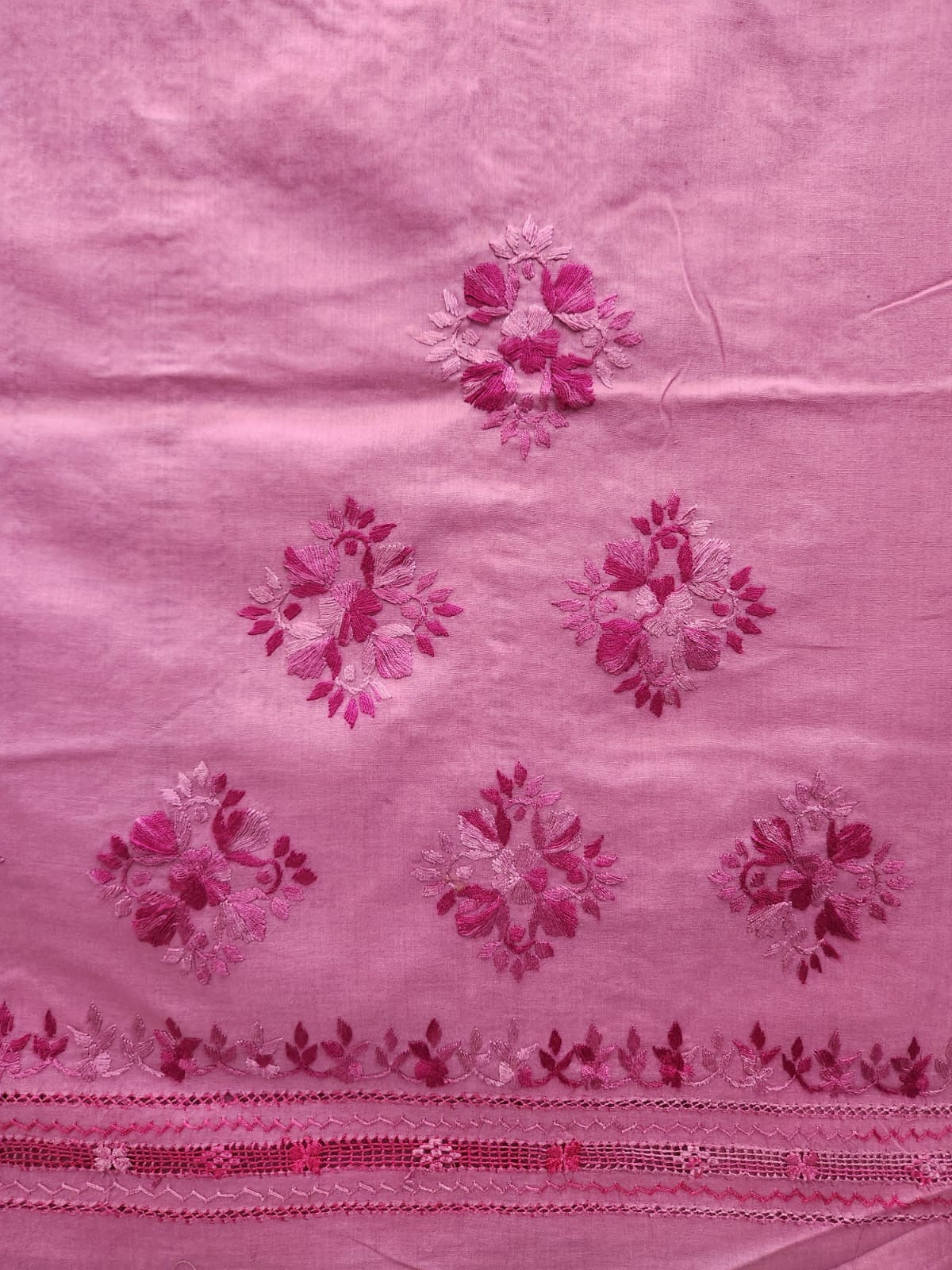 Tarkashi lawn hand embroidered shirt
