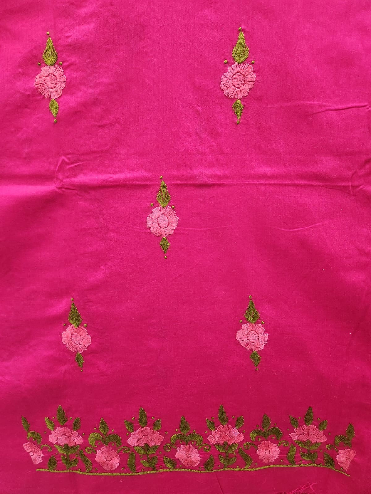 Lawn hand embroidered shirt