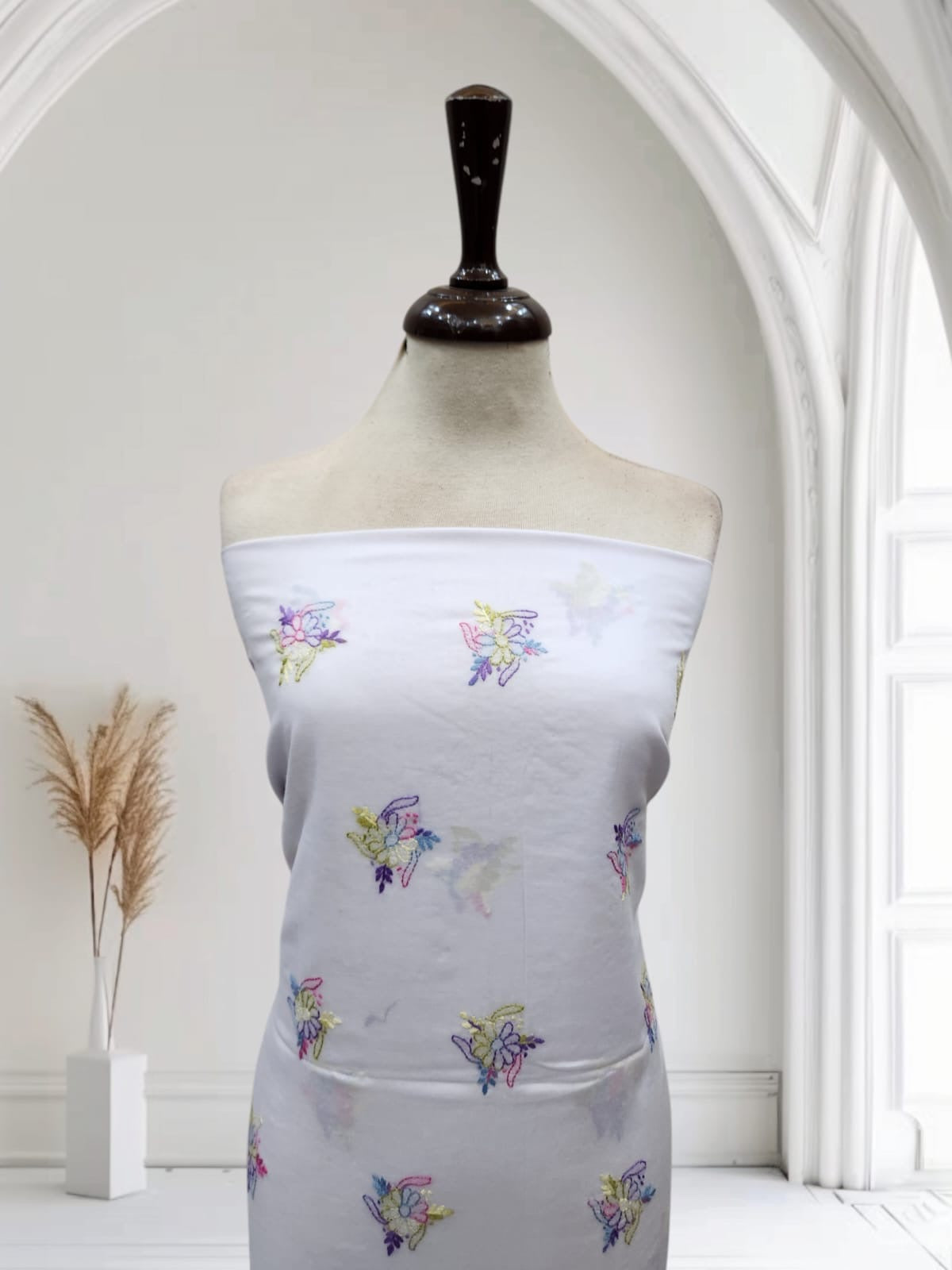 Lawn hand embroidered shedow work Shirt