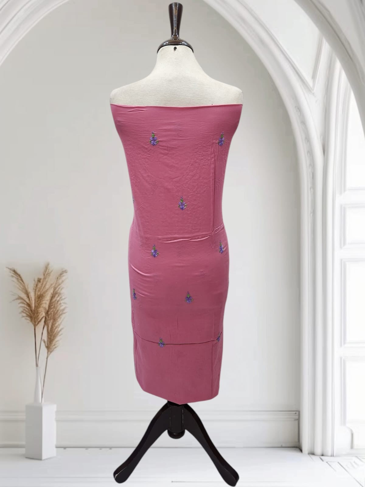 Lawn hand embroidered shirt