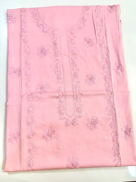 Gulab patti Hand embroidered lawn shirt