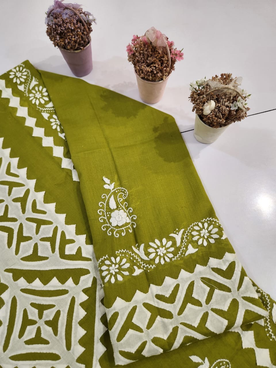 Lawn Applique Shirt with Trouser