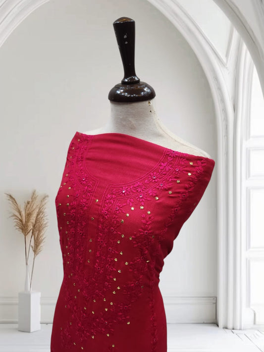 2pc Marina Tarkashi, Mukesh & Embroidery