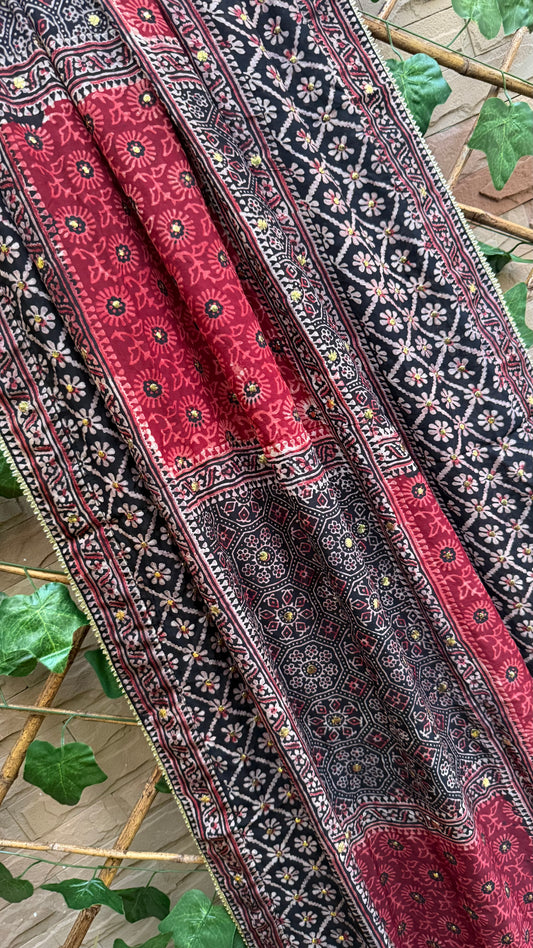 Pure Medium Silk Mukesh Shawl