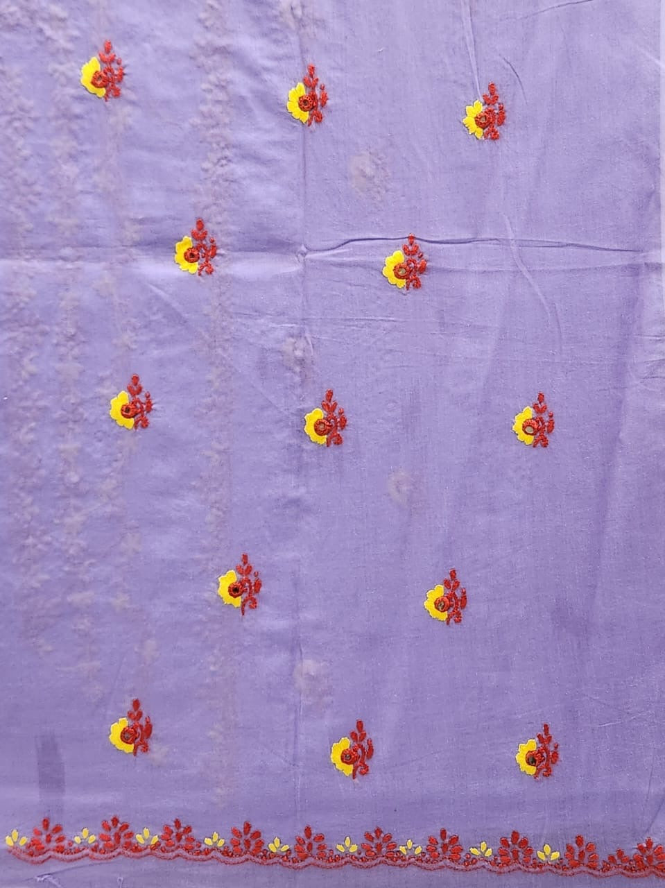 Lawn hand embroidered shirt