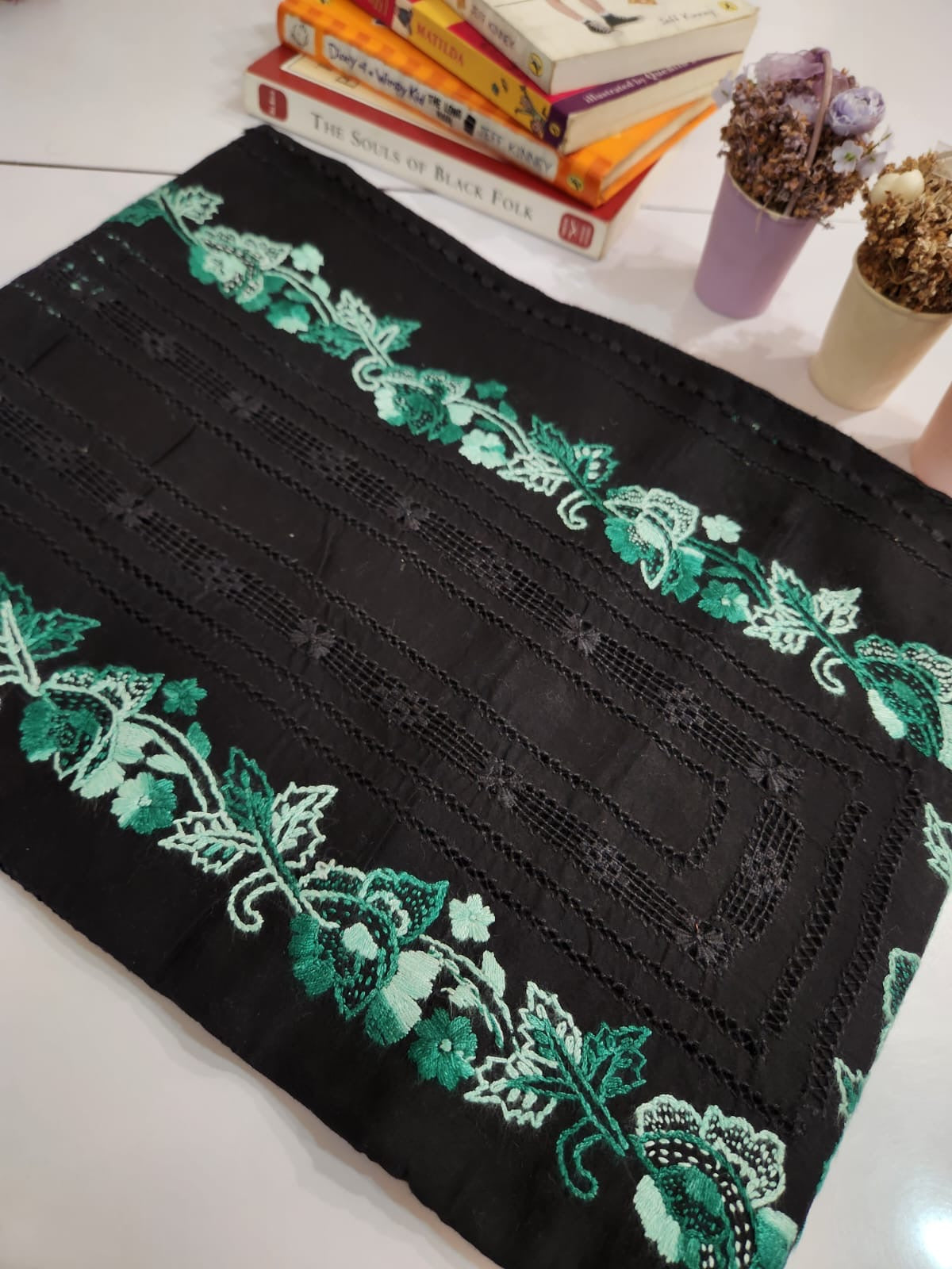 Tarkashi Lawn hand embroidered shirt