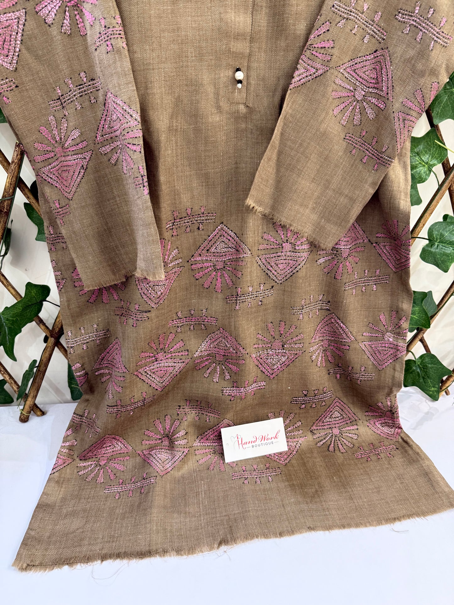 Pashmina Kantha Kurta Size Medium