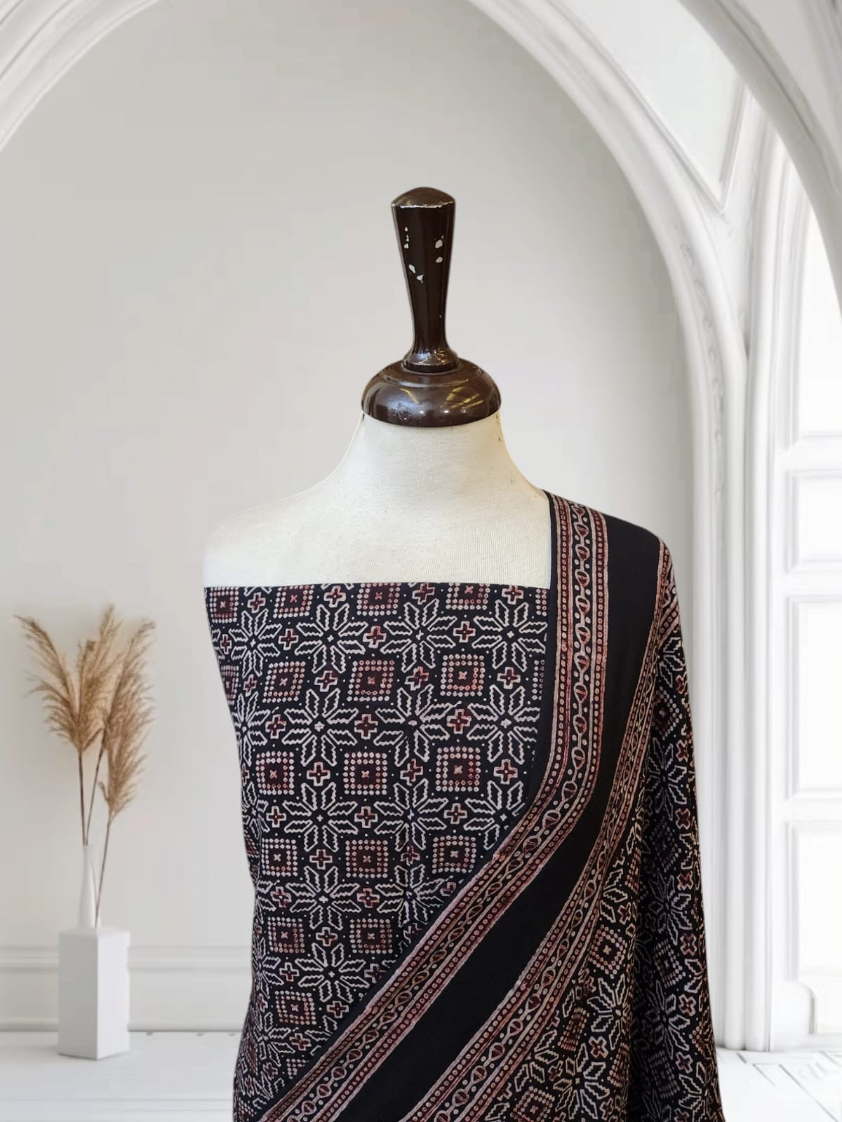 Linen Natural dyed 2pc shirt and duppatta