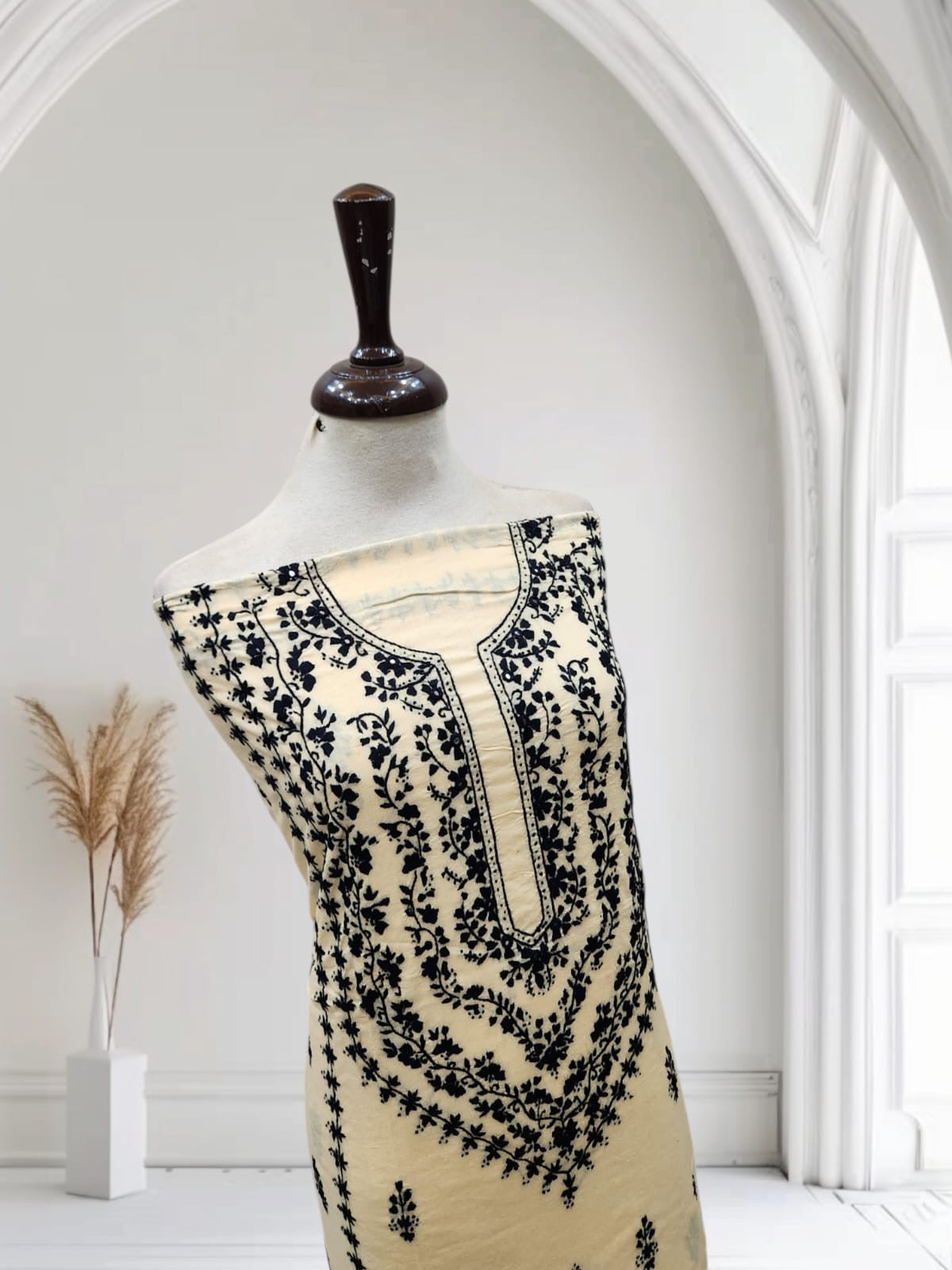 Rare Combination Lawn hand embroidered shirt