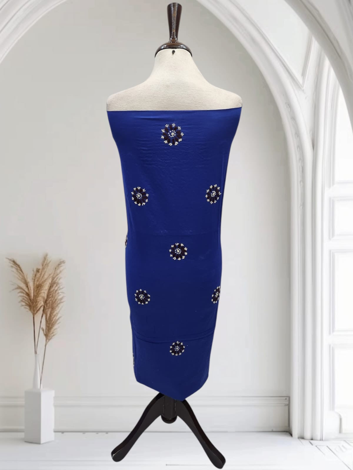 Lawn hand embroidered jaal shirt