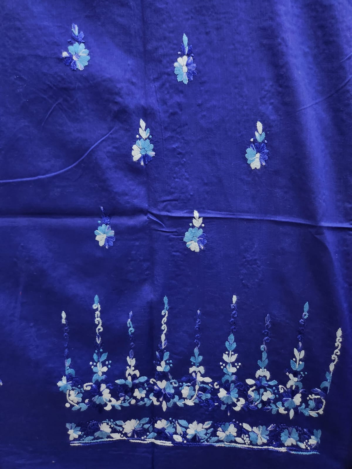 Lawn hand embroidered shirt