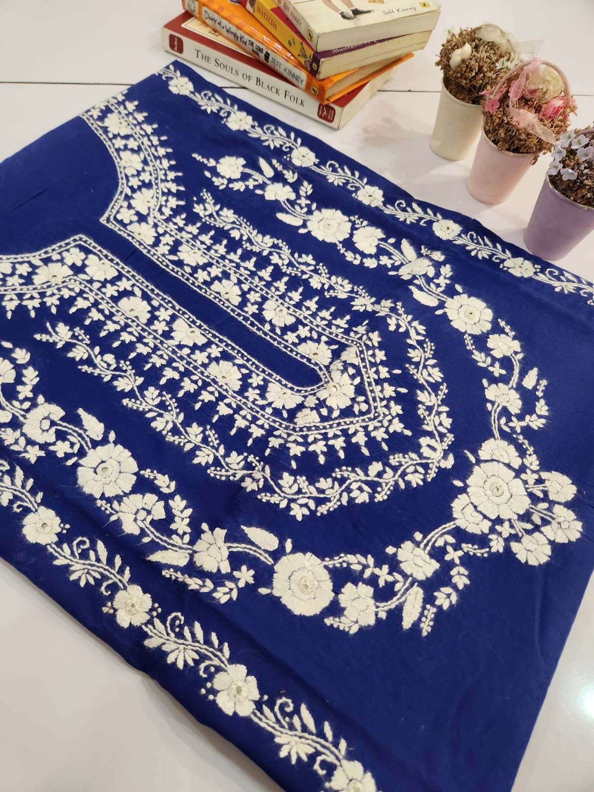 Lawn hand embroidered shirt