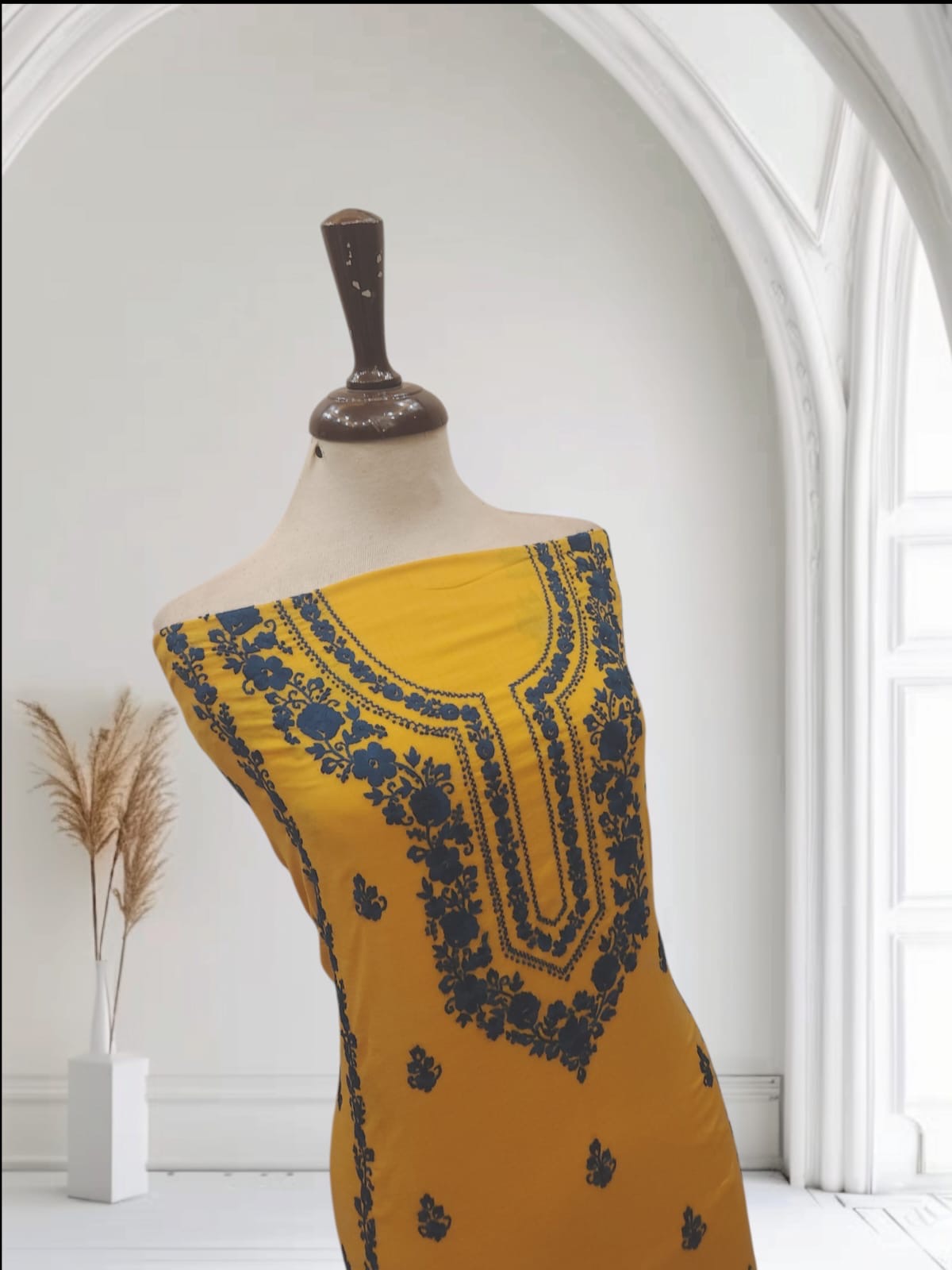Budget friendly hand embroidered lawn shirt