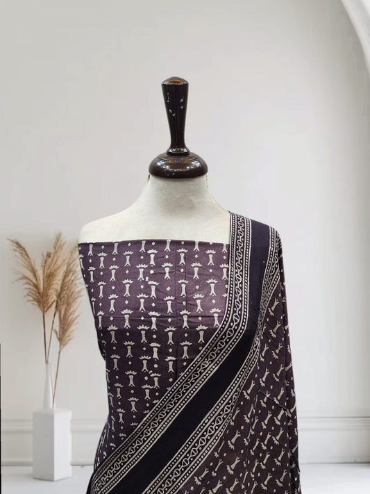 Natural dyed linen 2pc