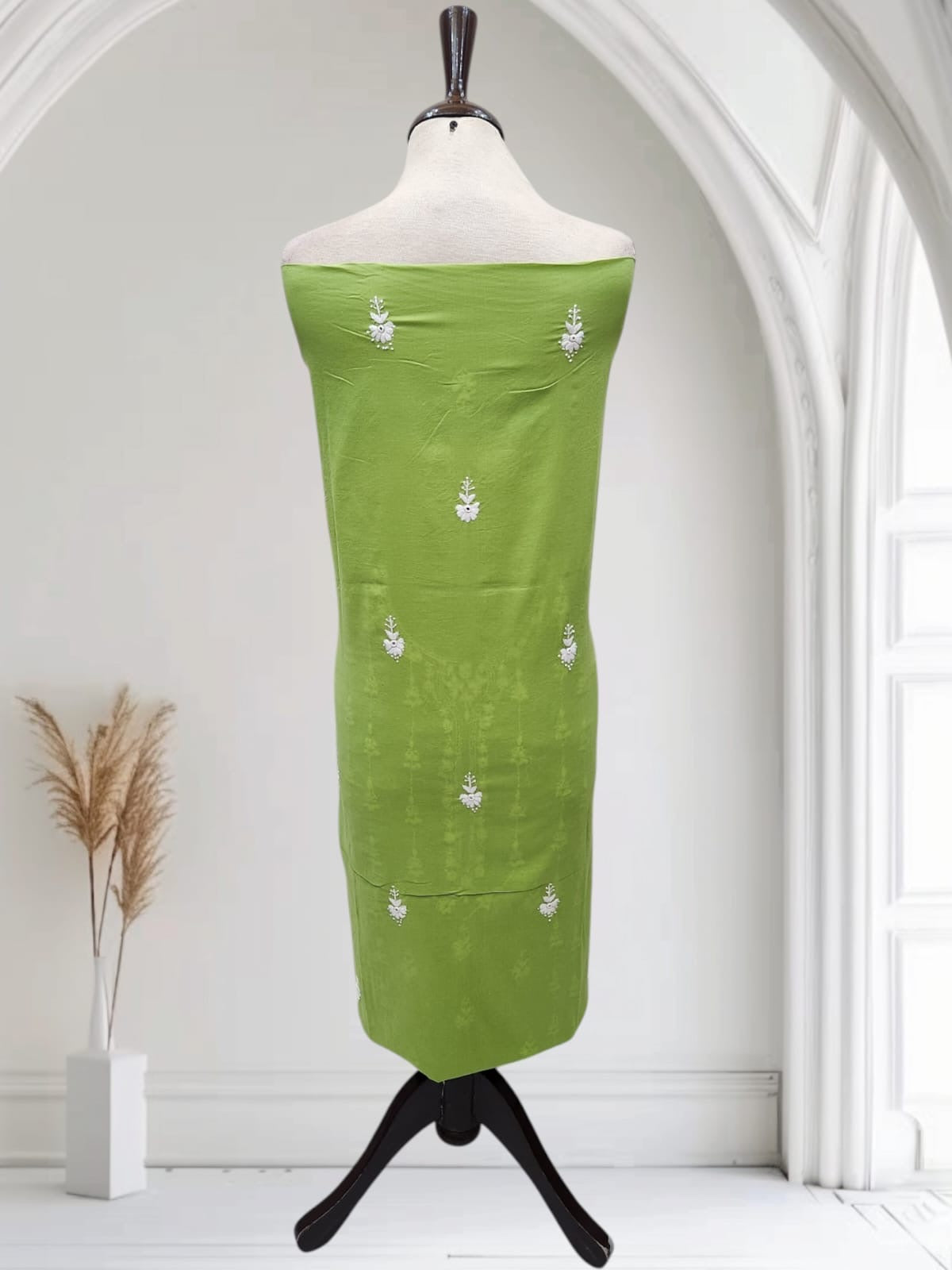 Most demanding lawn hand embroidered shirt