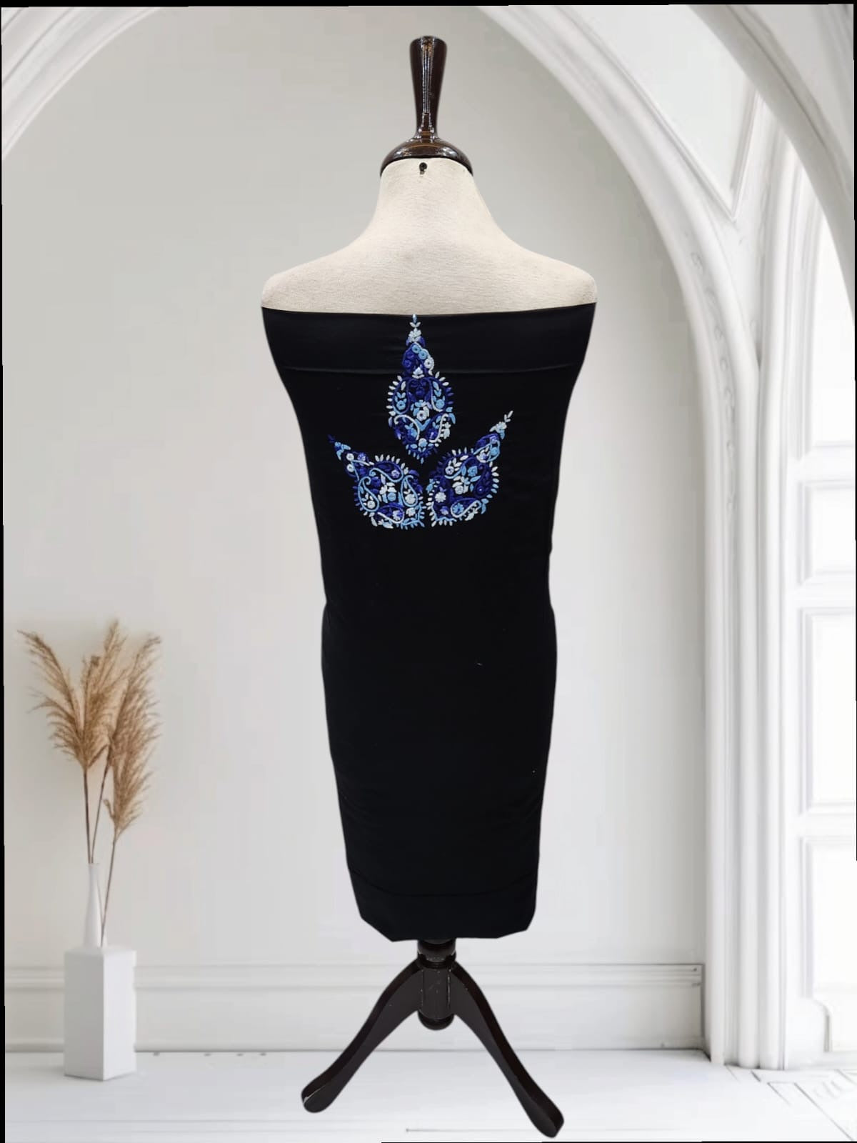 Tarkashi lawn hand embroidered shirt