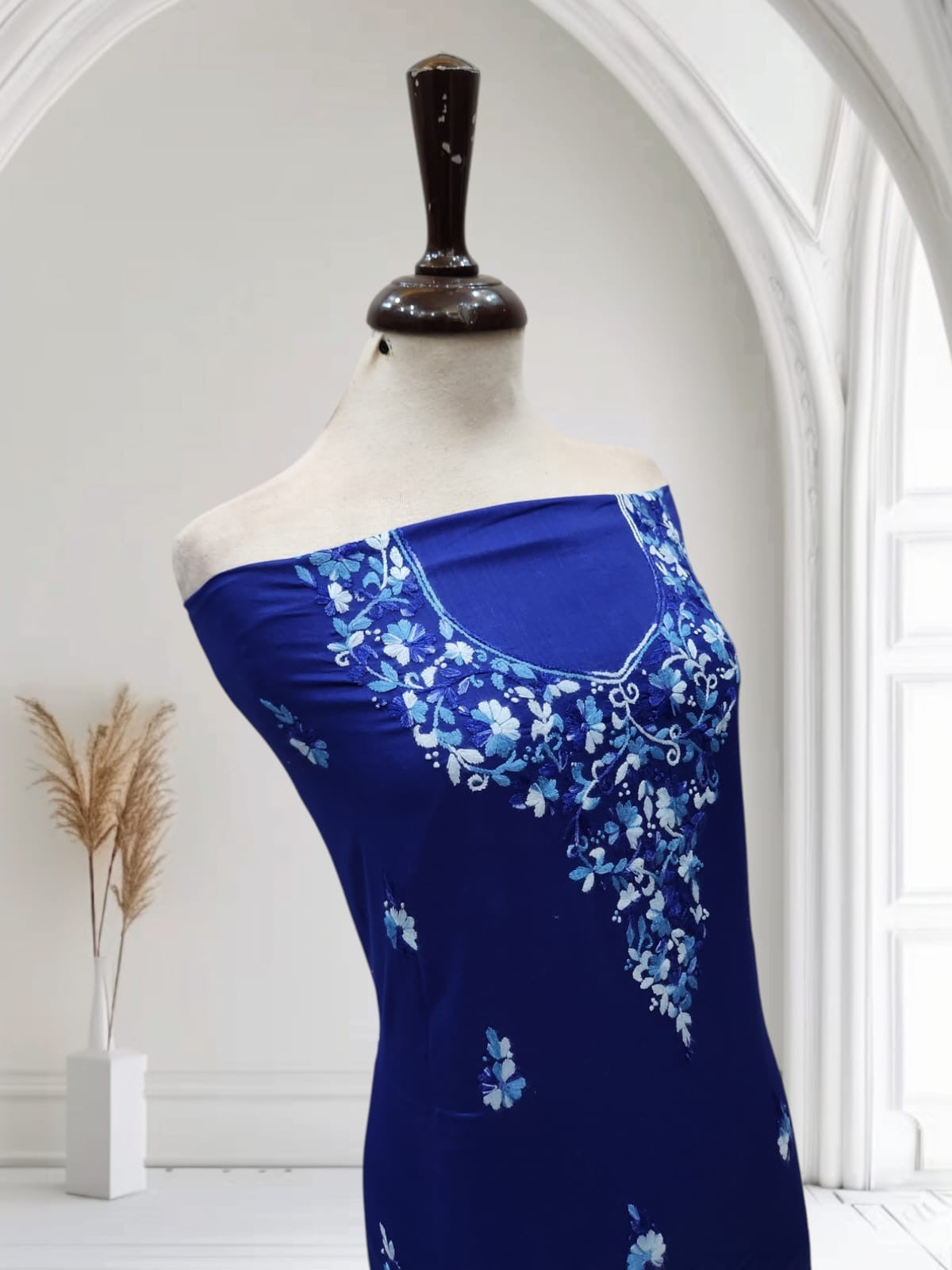 Lawn hand embroidered shirt