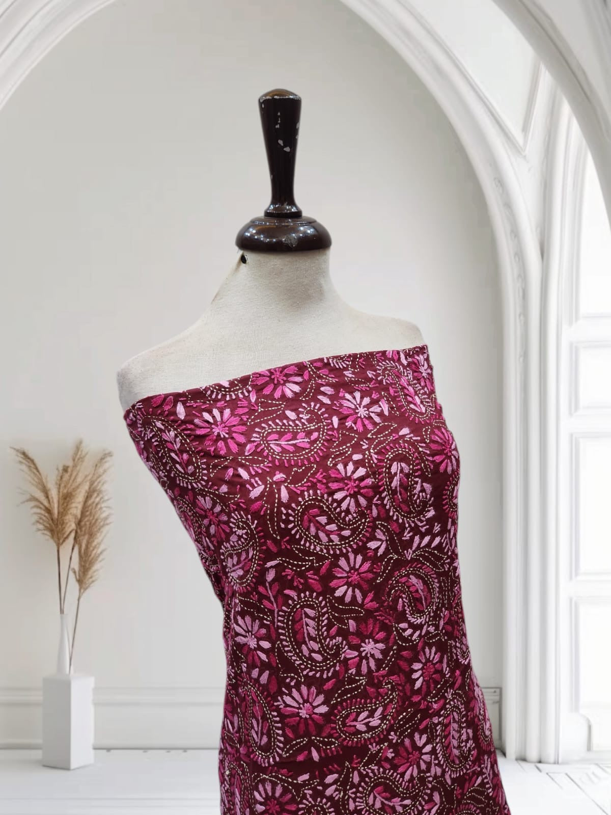 Lawn hand embroidered Jaal Shirt