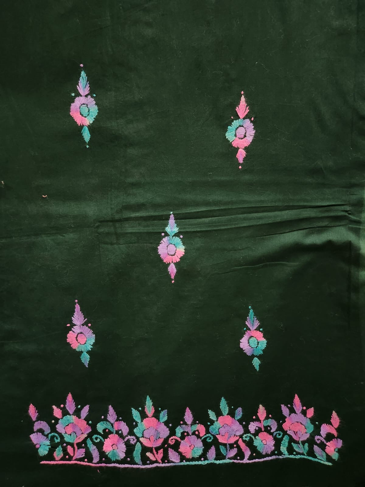 Lawn hand embroidered shirt