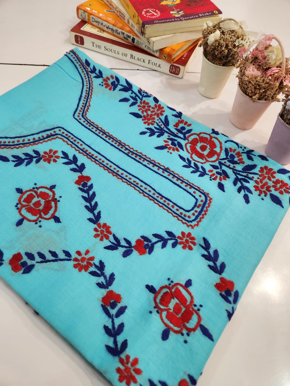 Lawn hand embroidered budget shirt